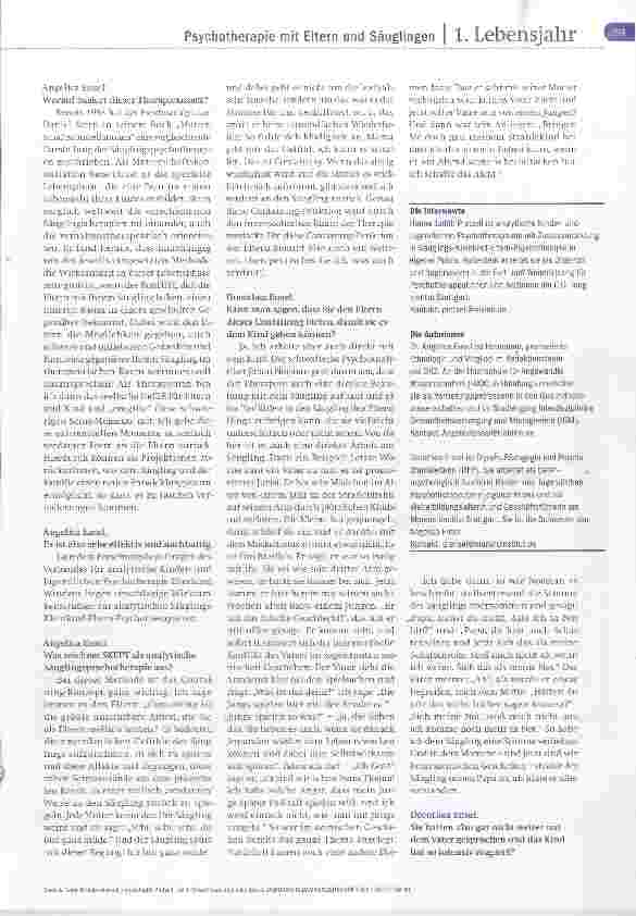Vorschauseite 2: Interview mit Hanna Judith Pretzell I Teil 1 Unsichtbare seelische Arbeit