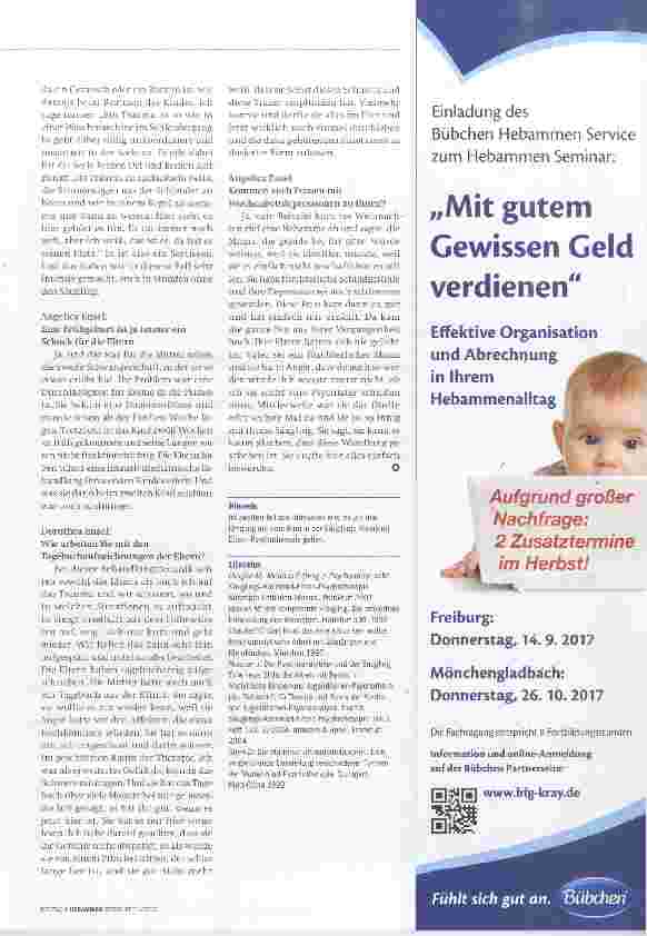 Vorschauseite 4: Interview mit Hanna Judith Pretzell I Teil 1 Unsichtbare seelische Arbeit