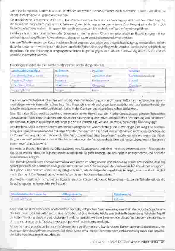 Vorschauseite 3: EINSTIEG IN PFLEGEFACHBERUFE