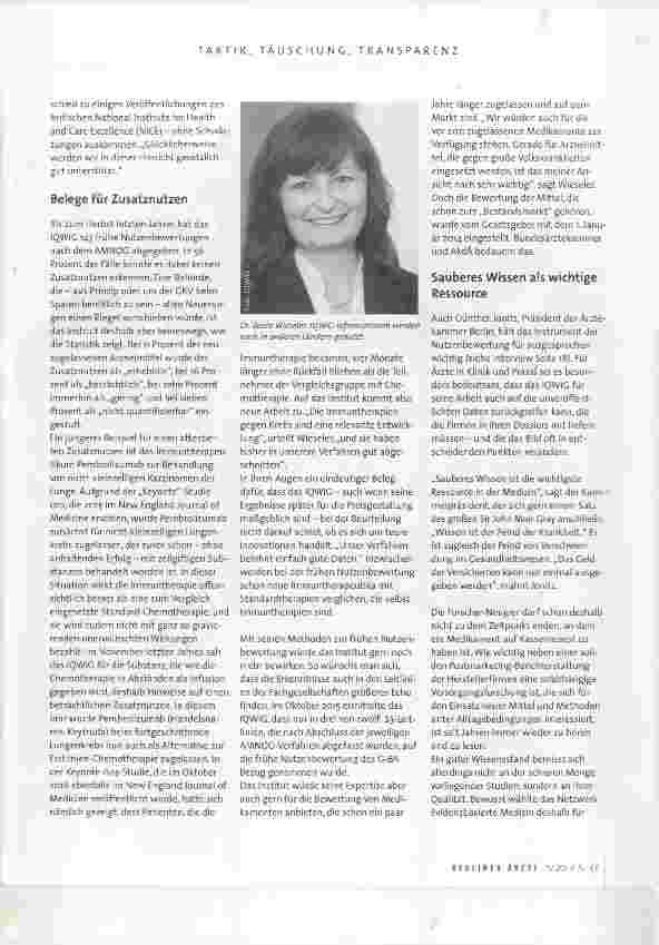 Vorschauseite 4: Taktik Transparenz Täuschung