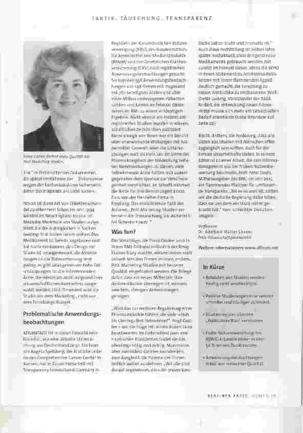 Vorschauseite 6: Taktik Transparenz Täuschung