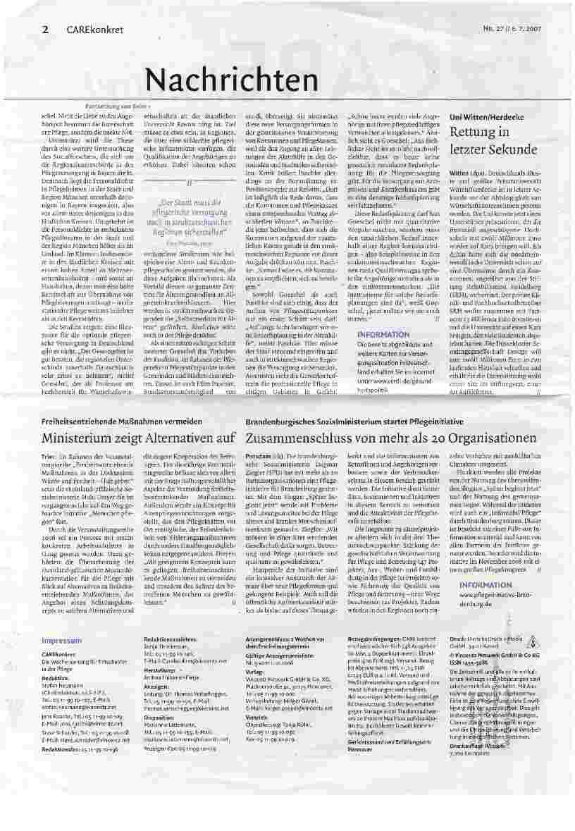 Vorschauseite 2: Im Osten machen sich die Profis rar
