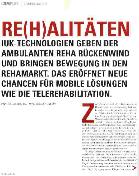 Vorschauseite 1: Re(h)alitäten