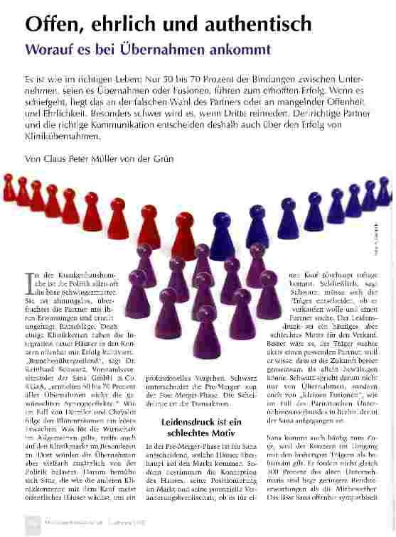 Vorschauseite 1: Offen, ehrlich und authentisch