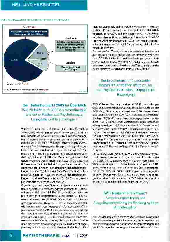 Vorschauseite 4: Heilund Hilfsmittel in der Physiotherapie Teil I: Aktueller Stand in Deutschland