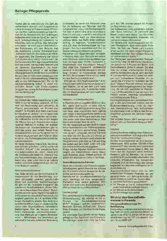 Vorschauseite 3: Ländliche Gesundheitsversorgung in Rwanda
