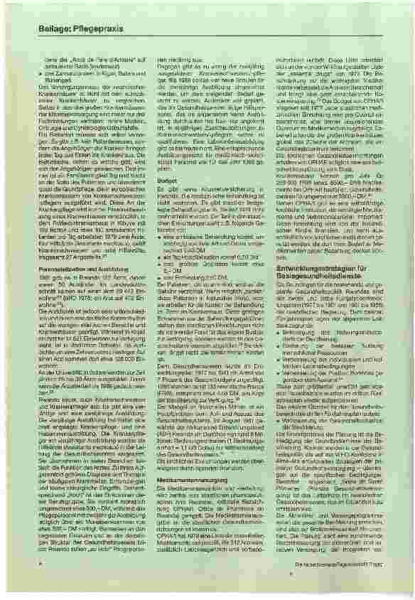 Vorschauseite 5: Ländliche Gesundheitsversorgung in Rwanda