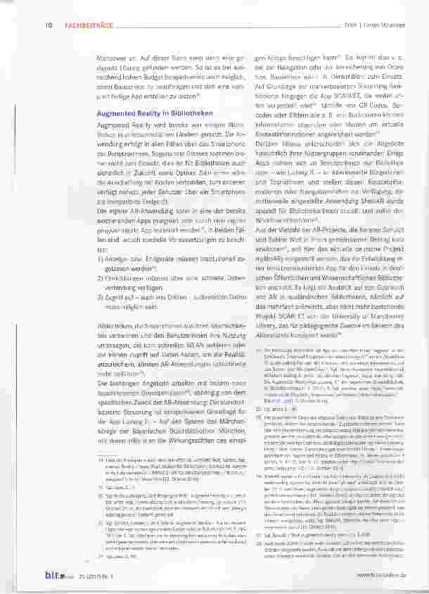 Vorschauseite 4: Augmented Reality