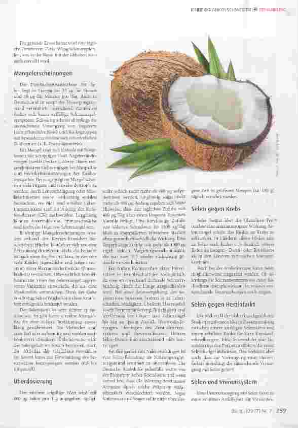 Vorschauseite 2: Selen - ein Spurenelement mit gesundheitsfördernder und -schädigender Wirkung