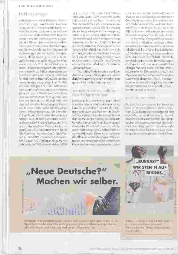 Vorschauseite 3: Frauen-»Rechte«?