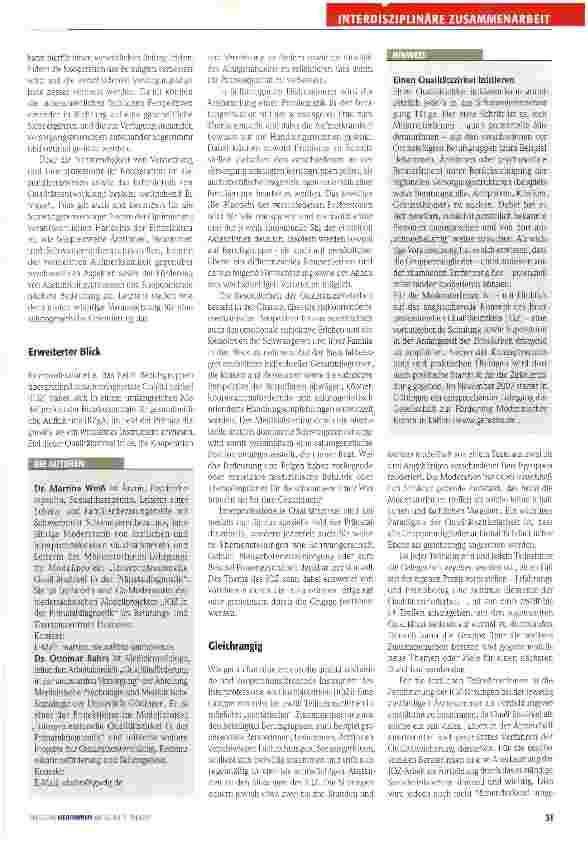 Vorschauseite 2: Gemeinsam wissen alle mehr