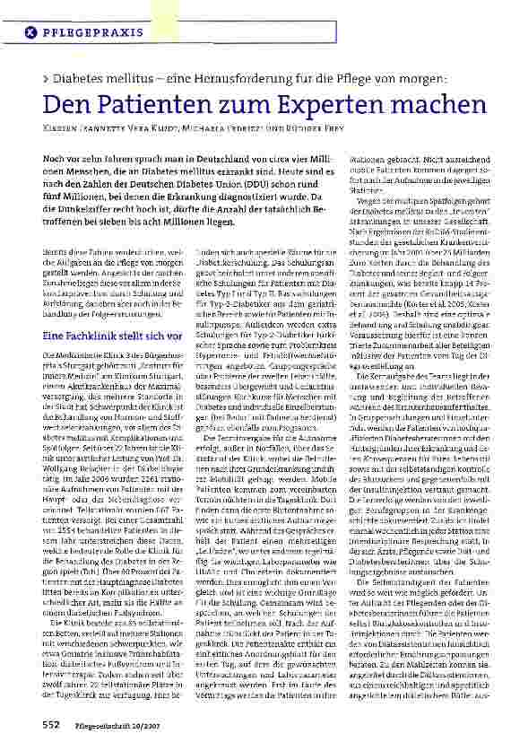 Vorschauseite 1: Den Patienten zum Experten machen