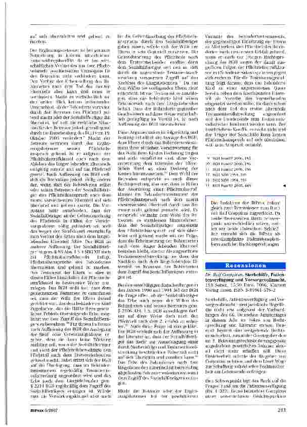 Vorschauseite 3: Das Behindertentestament und seine Bedeutung für den Betreuer