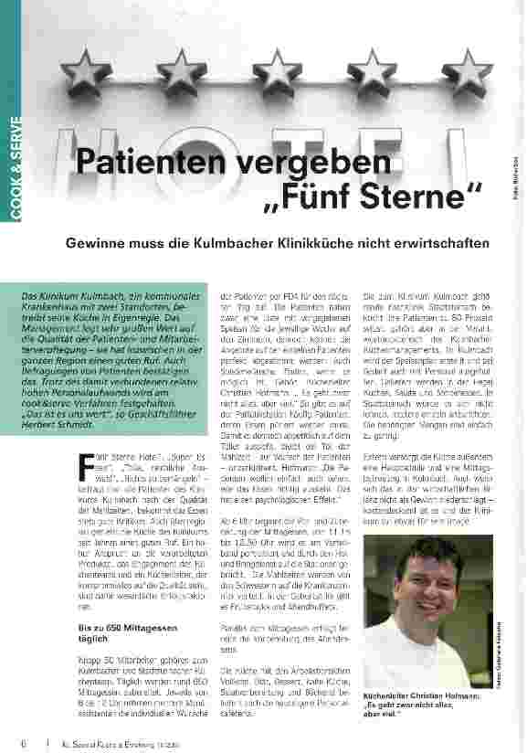 Vorschauseite 1: Patienten vergeben Fünf Sterne