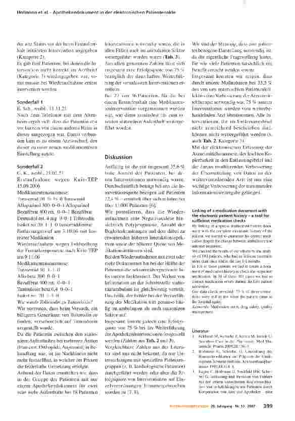 Vorschauseite 4: Einbindung eines Apothekendokuments in die elektronische Patientenakte