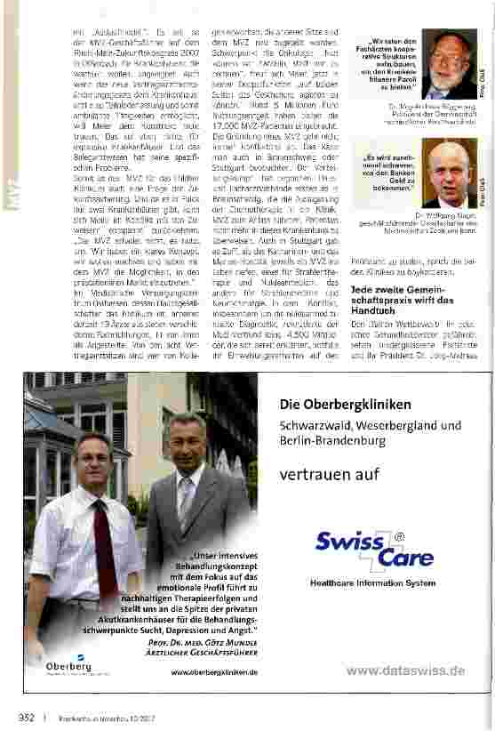 Vorschauseite 2: Wer hat Angst vorm MVZ
