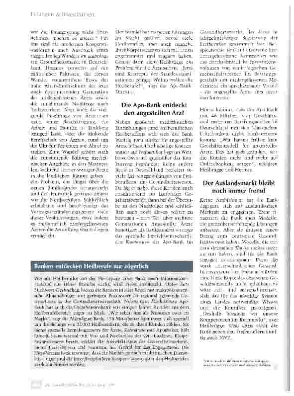Vorschauseite 3: Alte Bank folgt neuen Kunden