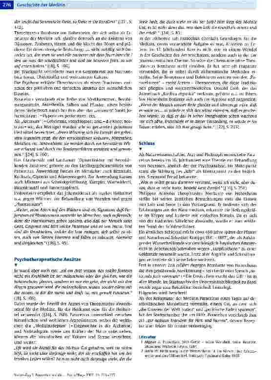 Vorschauseite 4: Paracelsus und die Gebrechen des Geistes oder Von den kranckheyten, so die vernunfft berauben