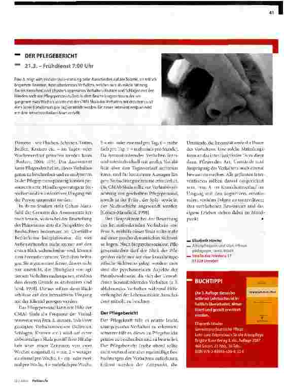 Vorschauseite 2: Psychosoziale Bedürfnisse erkennen und beschreiben