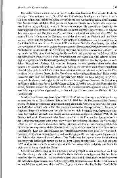 Vorschauseite 3: Bioethik - die Situation in Polen