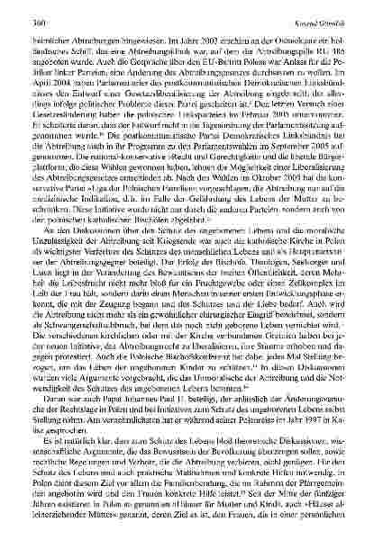 Vorschauseite 4: Bioethik - die Situation in Polen