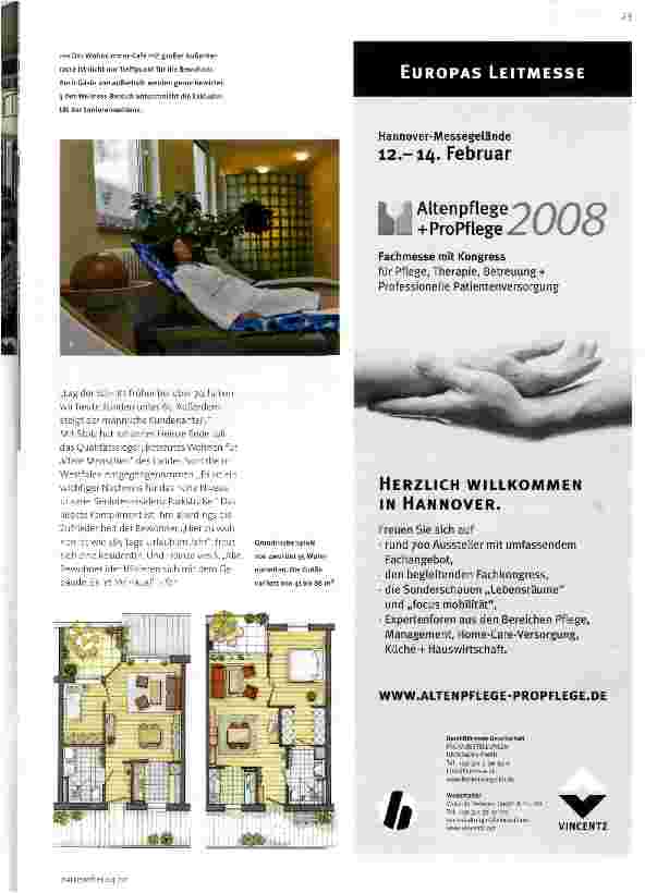 Vorschauseite 4: Service-Wohnen:Lifestyle der Generation 60-plus
