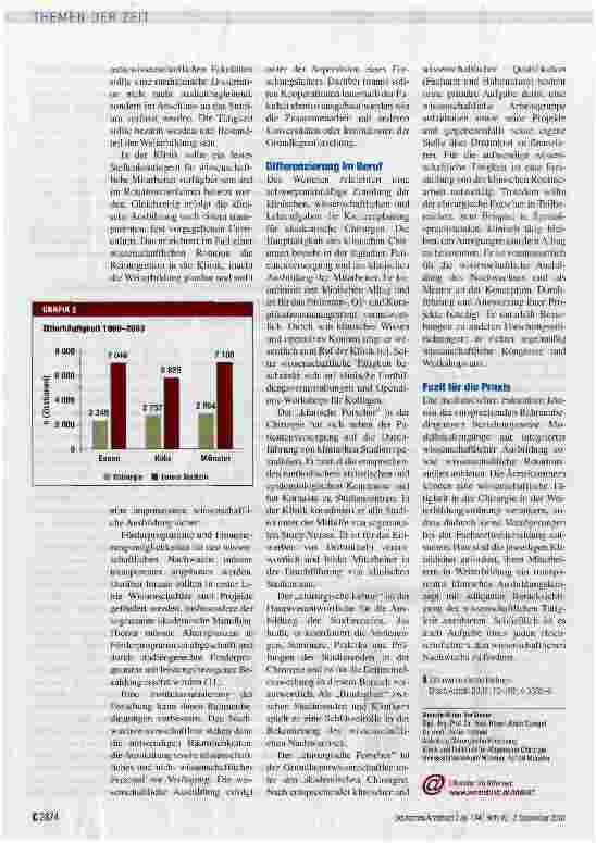 Vorschauseite 3: Karriereperspektiven dringend notwendig