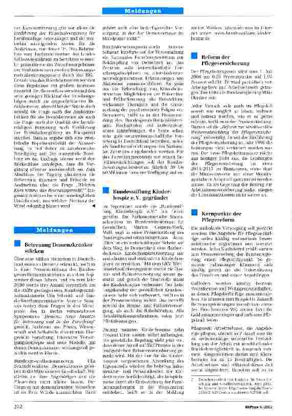 Vorschauseite 2: 15 Jahre Betreuungsrecht -wohin geht der Kurs?