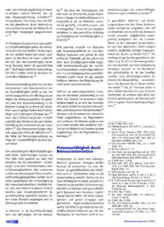 Vorschauseite 3: Die Handlungsund Prozessfähigkeit betreuter Menschen