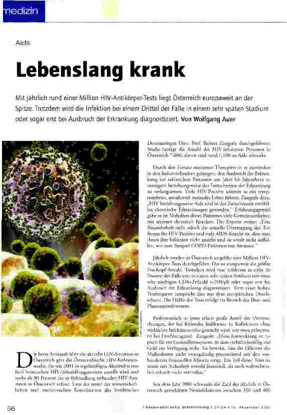 Vorschauseite 1: Lebenslang krank
