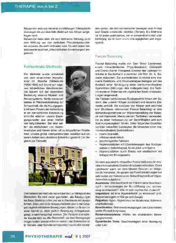 Vorschauseite 4: Therapien von A bis Z E und F