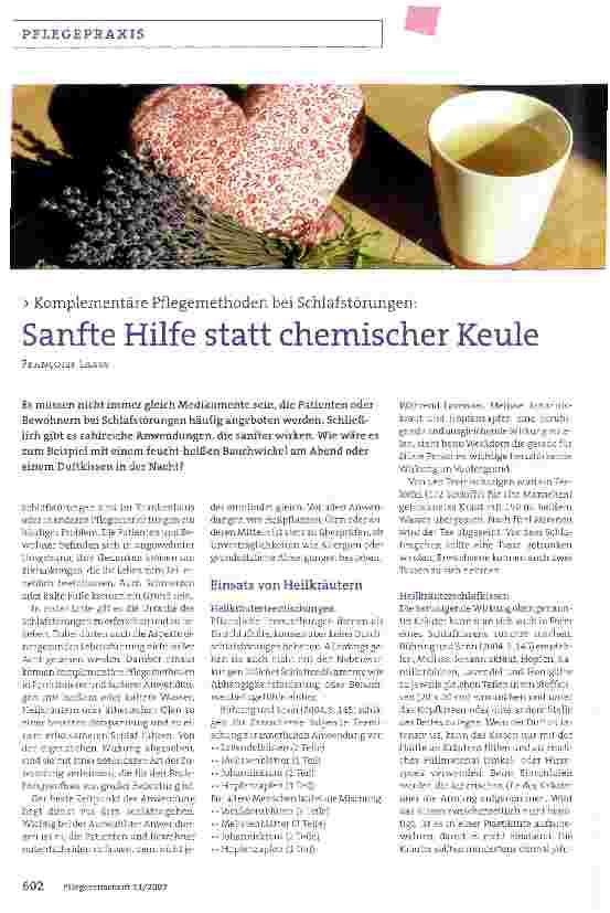 Vorschauseite 1: Sanfte Hilfe statt chemischer Keule