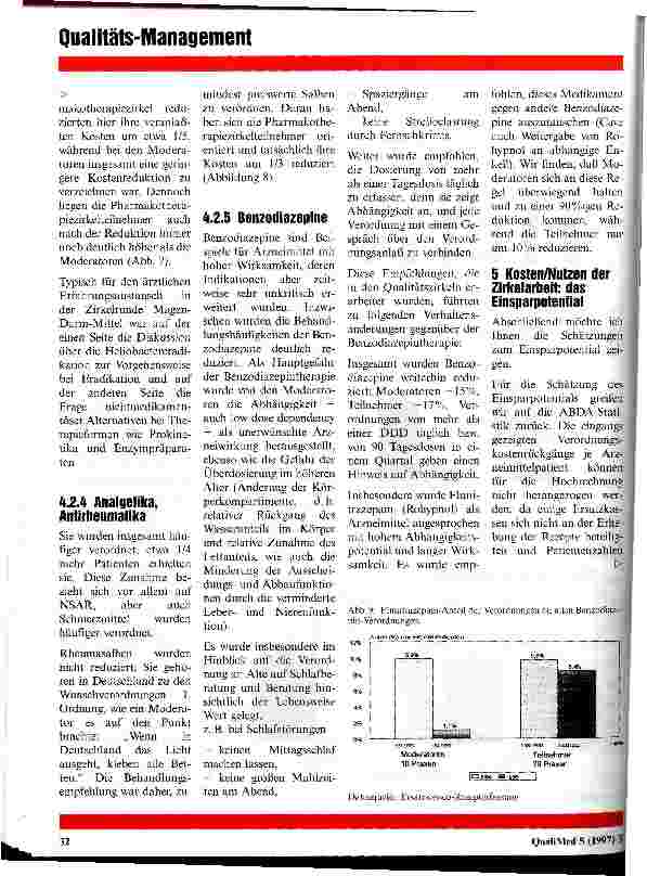 Vorschauseite 6: Evaluation der Pharmakotherapiezirkel in der KV Hessen 1995/96 Qualitätssicherung durch Pharmakotherapiezirkel - Evaluation von 8 Pharmakotherapiezirkeln der KVH 1995/96