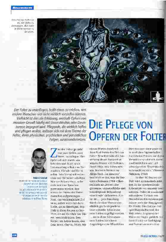 Vorschauseite 1: Die Pflege von Opfern der Folter