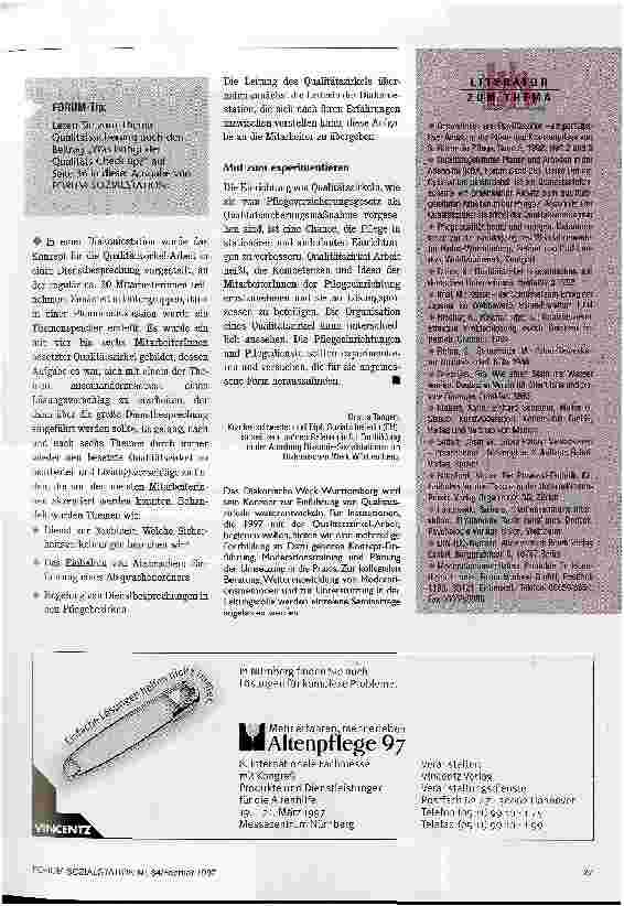 Vorschauseite 4: Qualitätszirkel-Arbeit - was ist das?