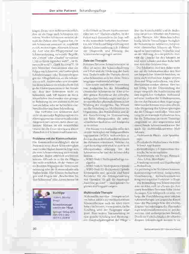 Vorschauseite 3: Was vertreibt die Schmerzen?