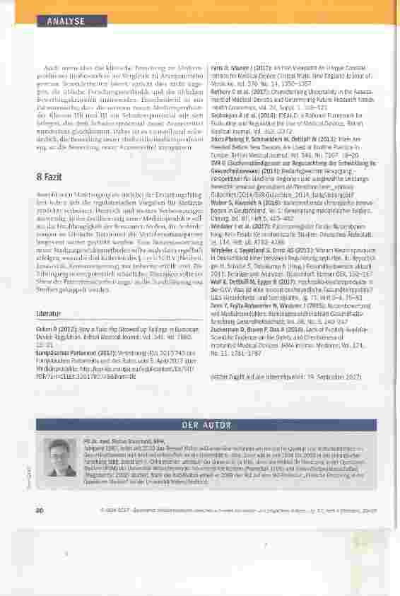 Vorschauseite 6: Medizinprodukte zwischen schneller Innovation und fraglichem Nutzen
