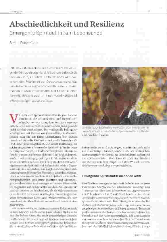 Vorschauseite 1: Abschiedlichkeit und Resilienz
