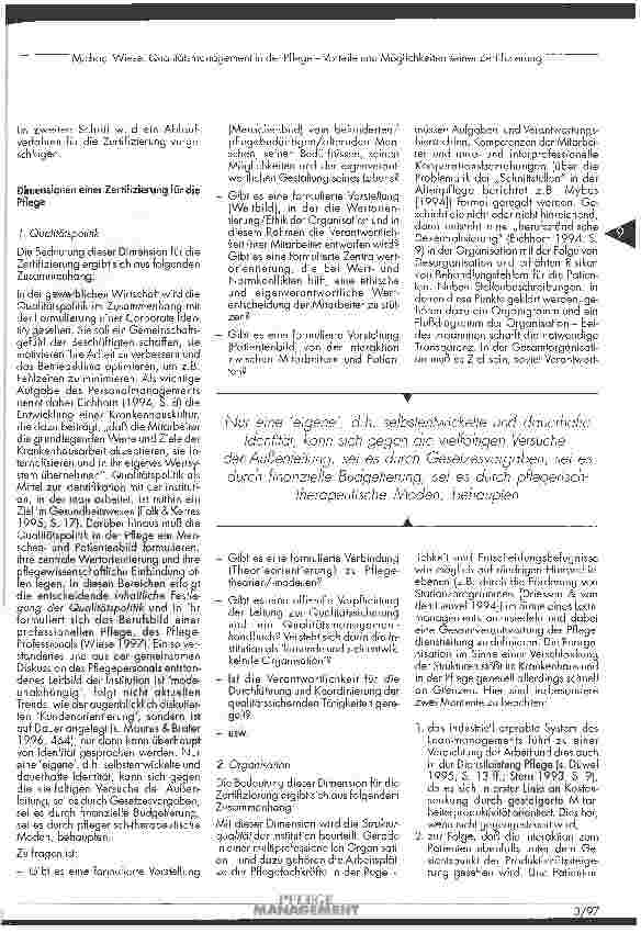 Vorschauseite 4: Qualitätsmanagement in der Pflege: Vorteile und Möglichkeiten seiner Zertifizierung