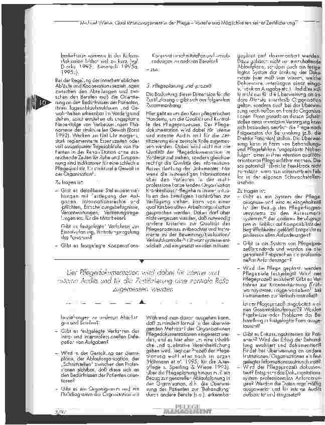 Vorschauseite 5: Qualitätsmanagement in der Pflege: Vorteile und Möglichkeiten seiner Zertifizierung