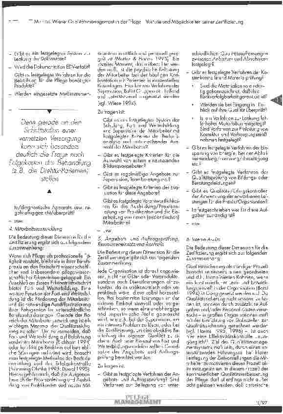 Vorschauseite 6: Qualitätsmanagement in der Pflege: Vorteile und Möglichkeiten seiner Zertifizierung