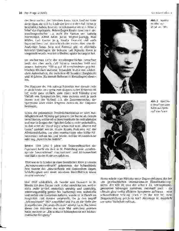 Vorschauseite 2: Psychiatrische Behandlungsmethoden in der Vorneuroleptika-Ära am Beispiel des Tänzers Nijinsky