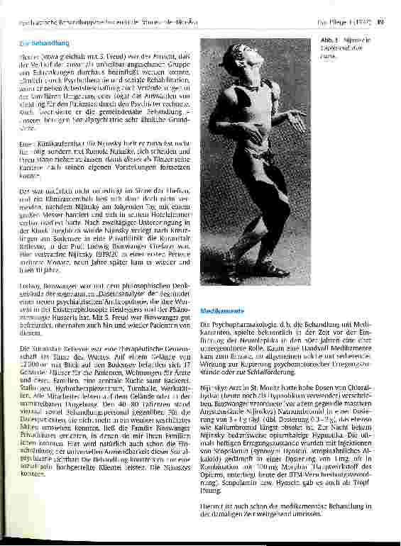 Vorschauseite 3: Psychiatrische Behandlungsmethoden in der Vorneuroleptika-Ära am Beispiel des Tänzers Nijinsky