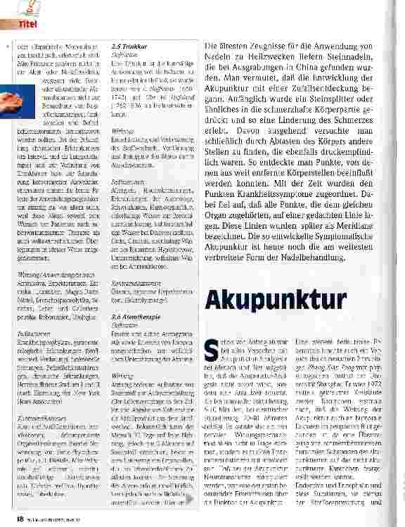 Vorschauseite 1: Akupunktur