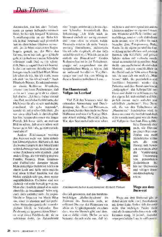 Vorschauseite 2: Helfen und nicht müde werden Burn-out in der Pflege