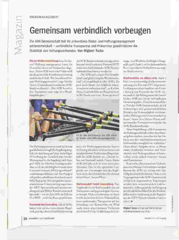 Vorschauseite 1: Gemeinsam verbindlich Vorbeugen