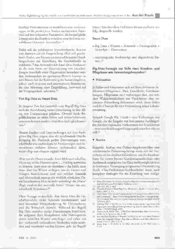 Vorschauseite 3: Digitalisierung, Big Data, Analytics und Smart Data im Gesundheitswesen - Die Datafizierung unseres Lebens (2. Teil)