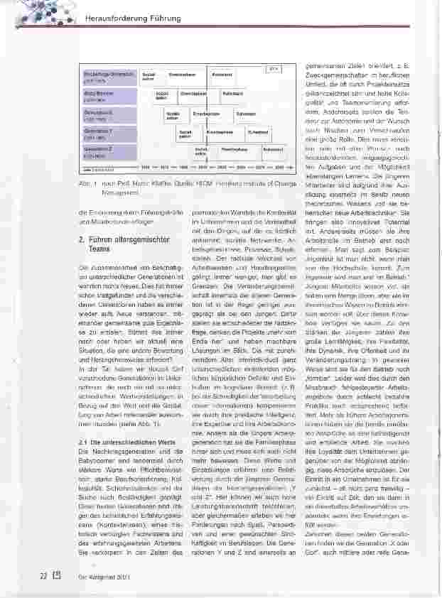 Vorschauseite 2: Herausforderung Führung: Führen in der Mehrgenerationengesellschaft