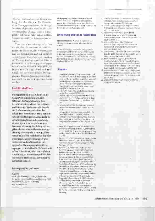 Vorschauseite 6: Subjektive Restlebenszeit und vorsorgende Umzugsplanung in der zweiten Lebenshälfte