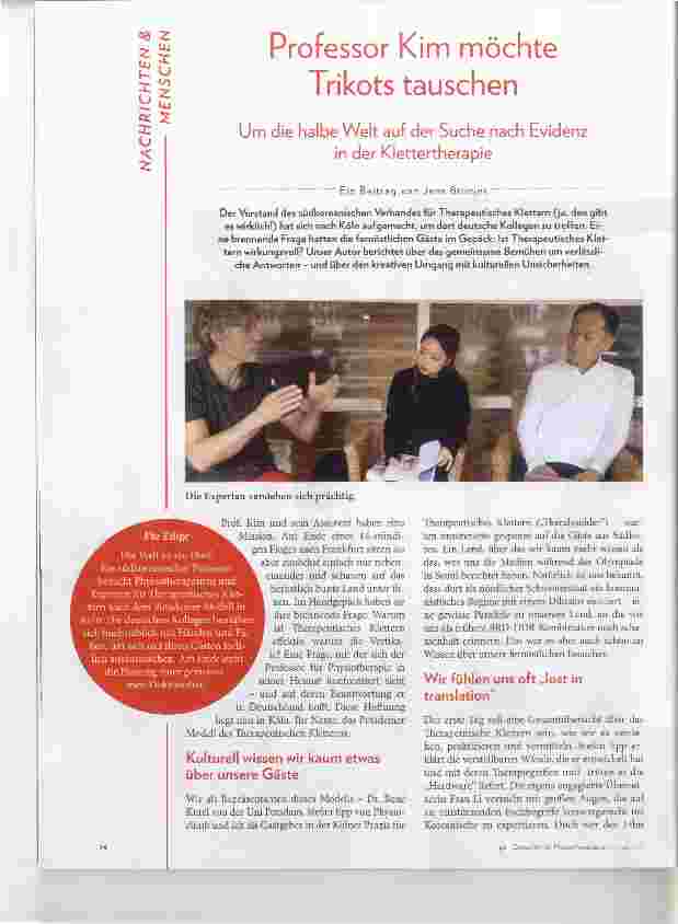 Vorschauseite 1: Professor Kim möchte Trikots tauschen